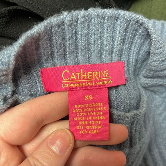 Catherine Malandrino Women’s Light Blue Knit Sweater size XS - Picture 2 of 3
